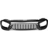 CLWYWUL Copertura fendinebbia Compatibile Con Jeep Per Renegade 2019 2020 2021 2022 2023 Paraurti Per Auto Griglia Di Ingresso Anteriore Griglia Del Radiatore Anteriore Parti Di Messa Esterne(Matt Black)