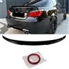 AutoVision - Spoiler posteriore per BMW serie 5 E60 M4 Style 2004-2010, colore: Nero lucido