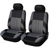 AYBEN Coprisedili Auto Anteriore, per Toyota Yaris Hybrid 2015-2025 Set Copri-Sedile per Guidatore e Passeggero, Accessori Auto Interno,B Grey