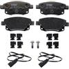 TRW GDB1725 Pastiglie Freno Set di 4 para Ford Transit Fourgonato (FA_ _) 2006-2014 Assale Posteriore e Altri Veicoli