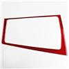 ELEKNZBZTG Adesivo Decorativo Interruttore Fari Auto Per Golf 8 Per GTI Per MK8 2021-2023 Modanatura Del Pannello Cambio In Fibra Di Carbonio Accessori Per Interni Auto Adesivi Decorativi(1 Red RHD)