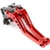 E-SPEEDMTC ESPEEDMTC Per Kawasaki Z650 2017-2024 Modificato CNC In Lega di alluminio 6 fasi Regolabile Breve Leva di Frizione del Freno Accessori (Rosso)