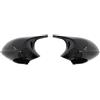 MOMOHCHGBT specchietti esterni cover Per BMW Serie 1 3 E92 E93 E90 E91 E81 E82 E87 E88 2006-2009 Calotta Specchietto Retrovisore In Fibra Di Carbonio Nera Per Look M Alloggiamento Specchio Auto(ABS Black 1)