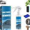 Pnedeodm Iron Powder Remover Spray, Multi-functional Quick-Acting Rust Removal Spray, Car Rust & Iron Particle Remover Spray, Multipurpose Iron Spray for Wheels, Metal Tools, Chains,Stainless Steel (1Pc)