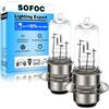 SOFOC P15D-25-1 Lampadina H6M 1 Perno 12V 35W Bianco Caldo Moto Scooter Fari Anabbaglianti Abbaglianti Doppio Contatto Base Lampada Anteriore Motociclo 2Pcs