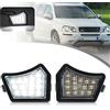 NSLUMO White Led Wing Mirror Pozzanghera Luce di cortesia per Jaguar XJ XF XFR XE XK Explorer Downlight nello specchio Led Periferica per retrovisione