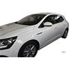 J&J AUTOMOTIVE Deflettori d'Aria per Renault Megane 4 5-Porte Berlina 2016-2024, Set da 4 Pezzi, Nero Fumé Oscurato Heko