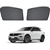 NERHWIVS Tendine Parasole Auto Bambini Tenda Parasole Per T-ROC 2017-2022 Protezione UV e Privacy Tende Magnetica Finestrini Laterali Posteriore Accessori,2pcs- Front door