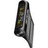 Zerodeko Orologio Digitale da Cruscotto Letture Accurate di Temperatura per Auto Termometro Solare, Display Nero, Materiale ABS Data e Cruscotto Veicolo