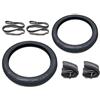 Streetparts 24 Set di pneumatici 2 1/4 x 16 2.25-16 (20 x 2,25) per rimorchio Piaggio Ciao, Hercules, Simson