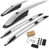 CHROMEMASTER | Barre da Tetto, Rail Tetto Compatibile con Renault Kangoo L1 | Standard CORTO 1998-2009; Sono Utilizzate per il Montaggio di Portapacchi, Box da Tetto o Portabiciclette | Alluminio