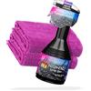 detailmate Dr. Wack Kit di Pulizia e Cura per Auto: Dr. Wack A1 Cera Spray Alta Qualità 500ml + 2x detailmate Panno Microfibra Super Morbido Edgeless 550 GSM