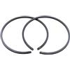 MKVAXR 2 fasce elastiche da 42 mm x 1,5 mm, for motosega Husqvarna 42 45 242 246 343 F FR FRM 343 R RX 345 F FR FRM parte 503289005 Anello Pistone Motore Motosega
