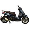 Generico Kit adesivi Compatibili con Piaggio Beverly 400 ABS ASR scooter decal grafica completa carene laterali scegli colore -KIT C- Cod. 2160 (010 Bianco)