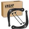 kW&HP COPPIA BRACCI BRACCETTI TRAPEZI OSCILLANTI E BIELLETTE ANTERIORI DX/SX DESTRO SINISTRO 206, 206+ (KW0028)