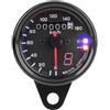 AZSUL Indicatore velocità Contachilometri Universale per Motocicletta, Tachimetro, Indicatori, Display Digitale con Indicatore