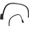 EASYSHOP24H Parafanghino Anteriore DX Compatibile Per Tiguan dal 2007 al 2014 Arco Giro Ruota Modanatura Parafango Destro Lato Passeggero Completo di Clips Mollette
