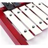 BODYGAD Glockenspiel Xilofono, Glockenspiel Xilofono 25 Note Strumento a Percussione per Bambini Tasti in Metallo Base in Legno Include 2 Bacchette e Borsa da Trasporto Portatile