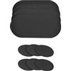 Perfeclan 10pcs Grancassa Patch Pedale Stemmi Forte Adesivo Pad Pratica Pad Per Tamburo Tamburo Smorzatore Ammortizzatore Pad Pelli Di Tamburo, Accessori Per Batterie Elettroniche