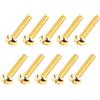 Banworks Viti di montaggio per pickup a bobina singola M3.3 con filettatura metrica 3,3 x 18 mm, set di viti di regolazione dell'altezza per Squier Stratocaster Strat ST Telecaster Tele TL 10 pezzi JT