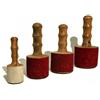 Celestial OMS campana tibetana bastone con pelle scamosciata 25x10 cm