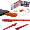 ARTINOISE Bundle ARTinoise zefiro Pro + re.corder | flauto ibrido e controller MIDI per smartphone | App con suoni e esercizi | diteggiature personalizzabili | diverse modalità di riproduzione (Rosso)