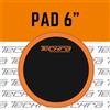 TECHRA THE ULTIMATE DRUMSTICKS Techra Drumsticks - Pad per Esercizi Batteria 6 | Ideale per Allenamento e Riscaldamento | Design Portatile e Superficie Anti-Rumore