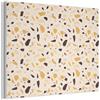 MuchoWow© Pannelli Pannello Fonoassorbente 80x60 cm Decorativi Insonorizzanti Decorativo Parete Fonoassorbenti Design Fonoisolanti Insonorizzazione Stanza Terrazzo - Motivo - Giallo -