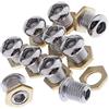 KBOLAE 10 pz Drum Air Vent con guarnizione dado Bass Tom Rullante Kit