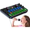 Generico Scheda Audio: Mixer Podcast, Scheda Mixer Registrazione Audio | Con Soundboard Live Streaming Mixer Audio Professionale Audio Di Alta Qualità Ampiamente Compatibile Per Podcasting Di Musica E Scheda D