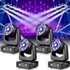U`King 4PCS 150W Teste mobili LED RGBW Disco DJ Luci 6 Bee Eye Prisma Effetto Luce con 8 Gobos Illuminazione Palcoscenico per Feste Bar Club Matrimoni Chiesa Live Band