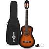 gear4music Pacchetto con Chitarra Classica 1/2 Junior, Sunburst, di Gear4music