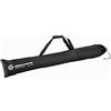 K&M 21422 Borsa da trasporto per 2 supporti per altoparlanti e monitor - in nylon, tessuto in lino, nero con logo K&M