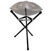 BaiTTang Tamburo a linguetta in acciaio retrattile e supporto Handpan, staffa per tamburo con struttura in treppiede rinforzato in ferro, ideale per strumenti a percussione da 10 a 22 pollici (Size : Small)