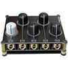 SOLUPEAK mini mixer audio a 4 vie Stereo 4-in-1-out AUX, controllo passivo dei livelli di linea da 3,5 mm MX41