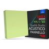 Addictive Sound Pannelli Fonoassorbenti Premium, pannello acustico qualità studio con lana acustica, Classe A di assorbimento, prodotto in UE, kit parete/soffitto, 50x50x11 cm, 4.5 kg, Lime