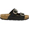 Scholl - Bora 2 Buckles Sandalo In Memory Cushion Nero Numero 39 Confezione 1 Paio