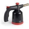 LACOR 68968 Cannello da Cucina, Torcia a Gas Professionale, accensione piezoelettrica, Fiamma Regolabile, Ricaricabile con cartucce, Sistema 360°, 1,7 kW, 1300 °C, Nero, Plastica