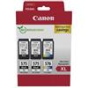 Canon 5437C004 cartuccia d'inchiostro 3 pz Originale Resa elevata (XL) Nero, Ciano, Magenta, Giallo - PG-575XL+CL-576XL