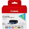 Canon Cartuccia d'inchiostro Multipack PGI-550 PGBK / CLI-551 BK/C/M/Y/GY - PGI-550+CLI-551