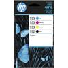 HP 932 / 933 Multipack nero / ciano / magenta / giallo (6ZC71AE) - 6ZC71AE