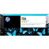 HP Cartuccia inchiostro giallo DesignJet 728, 300 ml - F9K15A