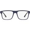 Emporio Armani Occhiali da Vista EA4115 57591W Blu Opaco/Trasparente con 2 Clip Uomo 54/18/145
