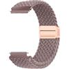 GIOPUEY Cinturini Magnetica Compatibile con Honor Magic Watch 2 PRO 46mm, Cinturino in Morbido Nylon Intrecciato [Unisex] [Traspirante] - Purple