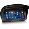 GONFEN Snapdragon 8GB+128GB Android 16 DAB+ Autoradio Navigatore per BMW 3/5/6er E90 E91 E92 E93 E60 E61 E63 E64 CiC CarPlay Android Auto GPS WiFi 4G Bluetooth 5.1 USB OEM idrive 8,8 IPS Touchscreen 8 Core