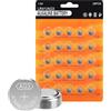 wowpower LR41 AG3 392 384 192 SR41W Batterie (Confezione da 25) - Pile a bottone da 1,5 V - Senza mercurio e a tenuta stagna - Prestazioni durature