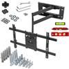Maclean Supporto TV da parete, VESA max 600x400, 37-80, 45 kg, braccio lungo 915 mm, Distana regolabile dalla parete, MC-985
