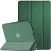 EasyAcc Cover compatibile con iPad 6/5a generazione 9.7 2018/2017, ultra sottile custodia protettiva semitraslucida opaca con funzione sveglia/sonno automatico, verde scuro