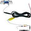 YQMAJIM Cavo video per telecamera di retromarcia, CVBS RCA maschio a 4 pin femmina, adattatore per telecamera posteriore CVBS RCA femmina a 4 pin maschio
