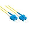 Good Connections Cavo OS2 in fibra ottica - DUPLEX - Maschio SC a SC - Singlemode 9/125 - Polarità sostituibile - Conduttore di onde luminose, cavo in fibra ottica, cavo patch - 0,5 m/50 cm